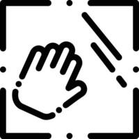 Hand icon symbol image illustration vector