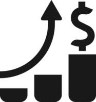 Chart icon symbol image for data statistic analysis illustration vector