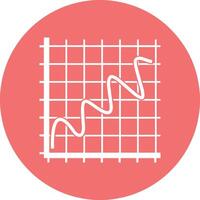 Chart icon symbol image for data statistic analysis illustration vector
