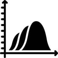 Chart icon symbol image for data statistic analysis illustration vector
