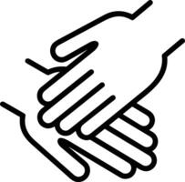 Hand icon symbol image illustration vector