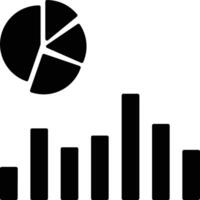 Chart icon symbol image for data statistic analysis illustration vector