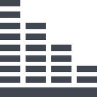 Chart icon symbol image for data statistic analysis illustration vector