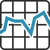 Chart icon symbol image for data statistic analysis illustration vector