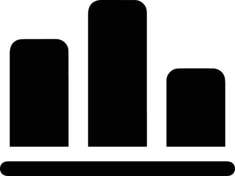 Chart icon symbol image for data statistic analysis illustration vector