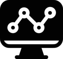 Chart icon symbol image for data statistic analysis illustration vector