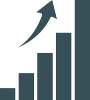 Chart icon symbol image for data statistic analysis illustration vector