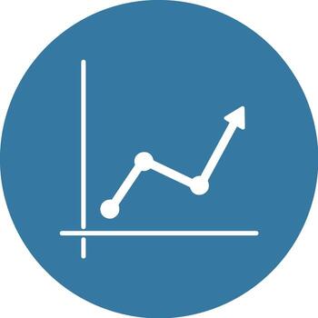 gráfico icono símbolo imagen para datos estadística análisis ilustración vector