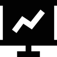 Chart icon symbol image for data statistic analysis illustration vector