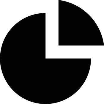 Chart icon symbol image for data statistic analysis illustration vector