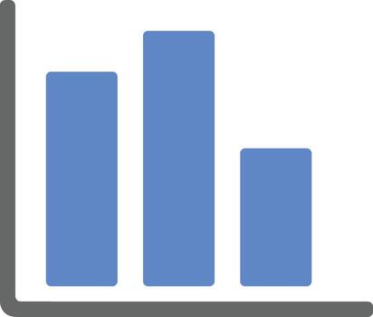 gráfico icono símbolo imagen para datos estadística análisis ilustración vector