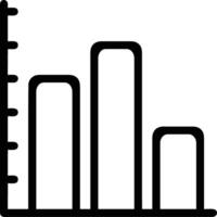 Chart icon symbol image for data statistic analysis illustration vector