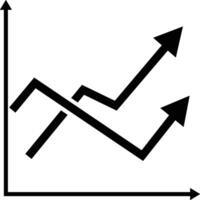 Chart icon symbol image for data statistic analysis illustration vector