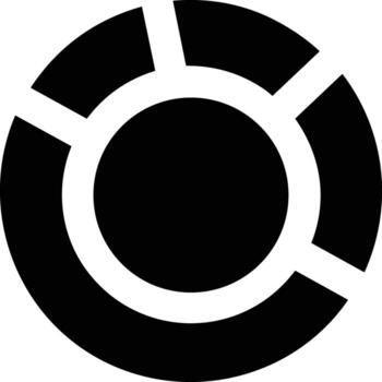 Chart icon symbol image for data statistic analysis illustration vector