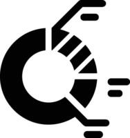 Chart icon symbol image for data statistic analysis illustration vector