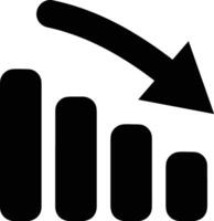 Chart icon symbol image for data statistic analysis illustration vector
