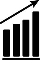 Chart icon symbol image for data statistic analysis illustration vector