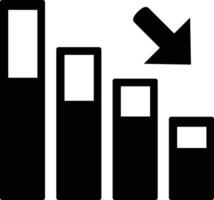 Chart icon symbol image for data statistic analysis illustration vector
