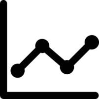 Chart icon symbol image for data statistic analysis illustration vector
