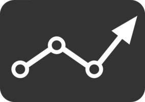 Chart icon symbol image for data statistic analysis illustration vector