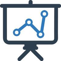 Chart icon symbol image for data statistic analysis illustration vector