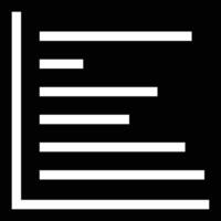 Chart icon symbol image for data statistic analysis illustration vector
