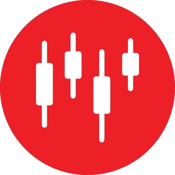 Chart icon symbol image for data statistic analysis illustration vector