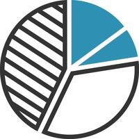 Chart icon symbol image for data statistic analysis illustration vector