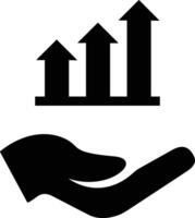 Chart icon symbol image for data statistic analysis illustration vector