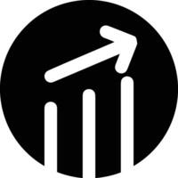 Chart icon symbol image for data statistic analysis illustration vector