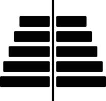 Chart icon symbol image for data statistic analysis illustration vector