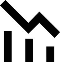 Chart icon symbol image for data statistic analysis illustration vector