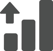 Chart icon symbol image for data statistic analysis illustration vector