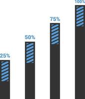 Chart icon symbol image for data statistic analysis illustration vector