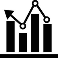 Chart icon symbol image for data statistic analysis illustration vector