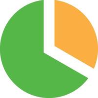 Chart icon symbol image for data statistic analysis illustration vector