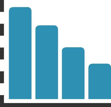 Chart icon symbol image for data statistic analysis illustration vector