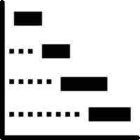 Chart icon symbol image for data statistic analysis illustration vector