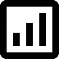 Chart icon symbol image for data statistic analysis illustration vector