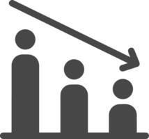 Chart icon symbol image for data statistic analysis illustration vector