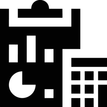 Chart icon symbol image for data statistic analysis illustration vector