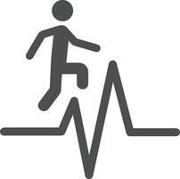 Chart icon symbol image for data statistic analysis illustration vector