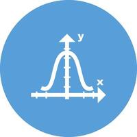 Chart icon symbol image for data statistic analysis illustration vector