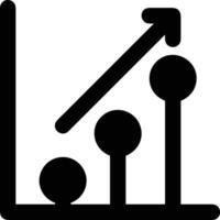 Chart icon symbol image for data statistic analysis illustration vector