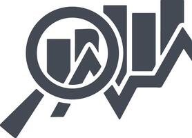 Chart icon symbol image for data statistic analysis illustration vector
