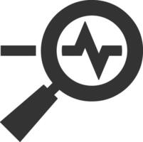 Chart icon symbol image for data statistic analysis illustration vector