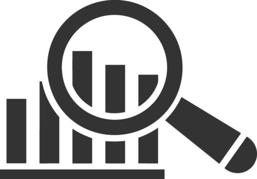 Chart icon symbol image for data statistic analysis illustration vector