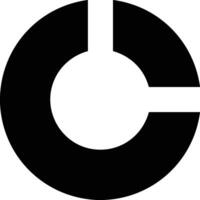 Chart icon symbol image for data statistic analysis illustration vector