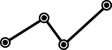 Chart icon symbol image for data statistic analysis illustration vector