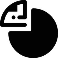 Chart icon symbol image for data statistic analysis illustration vector